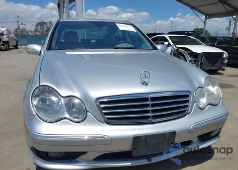 2007 Mercedes-Benz C 230 Sport from USA, damaged, VIN WDBRF52H17F841191